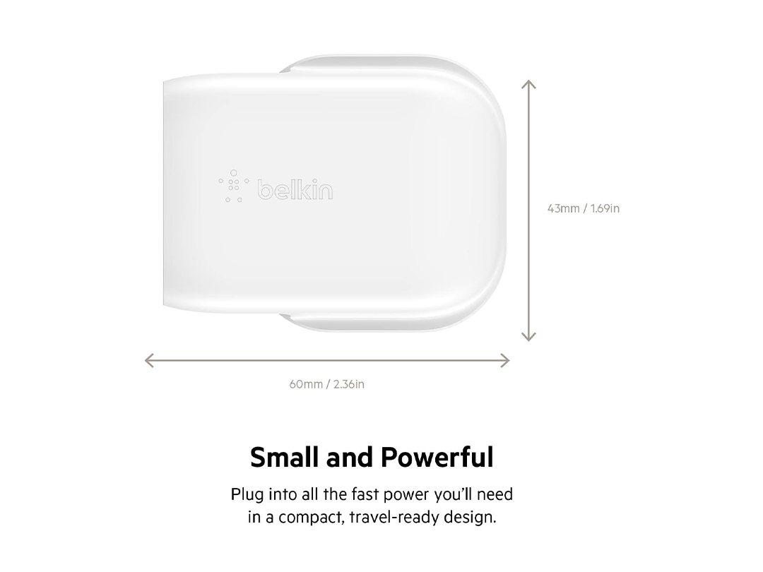 Belkin BoostCharge 30W USB-C PD Wall Charger in Qatar Belkin BoostCharge 30W USB-C PD Wall Charger in Qatar